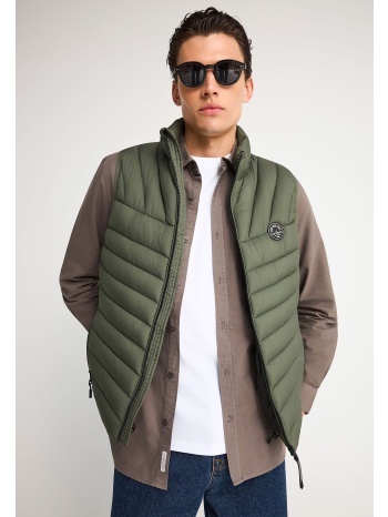 ανδρικό αμάνικο καπιτονέ μπουφάν