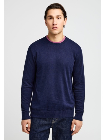 ανδρικό ελαφρύ πλεκτό με λαιμόκοψη