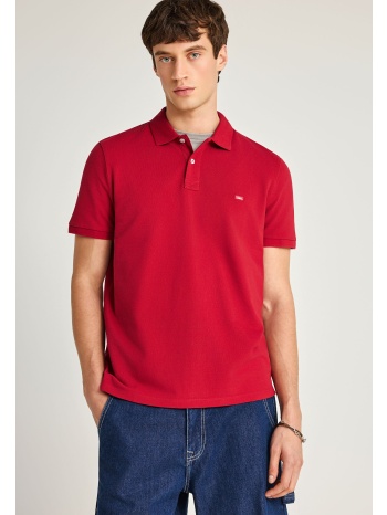 essential μπλούζα πόλο από βαμβάκι