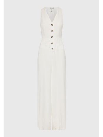 ολόσωμη φόρμα lyocell με ανοιχτή πλάτη