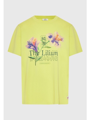 loose βαμβακερό t-shirt με τύπωμα