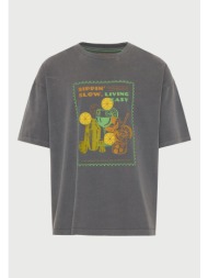 ανδρικό βαμβακερό t-shirt με τύπωμα