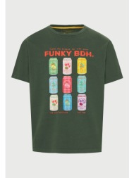 ανδρικό βαμβακερό t-shirt με τύπωμα