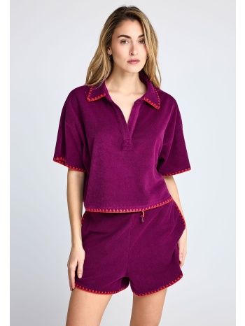 γυναικεία πετσετέ μπλούζα πόλο