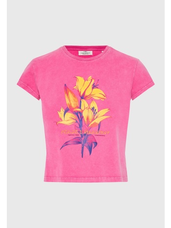 γυναικείο slim t-shirt με τύπωμα