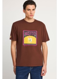 ανδρικό relaxed t-shirt με τύπωμα