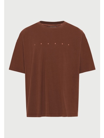 ανδρικό oversized t-shirt με τύπωμα στην πλάτη