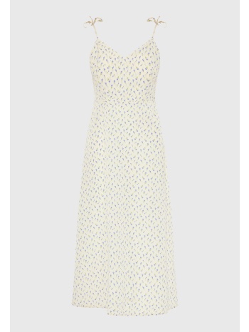 γυναικείο midi φλοράλ φόρεμα