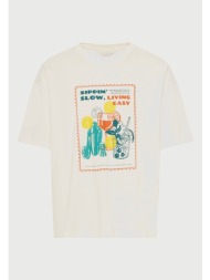 ανδρικό βαμβακερό t-shirt με τύπωμα