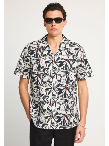 ανδρικό κοντομάνικο floral πουκάμισο