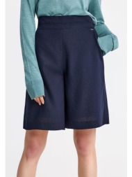 γυναικεία βερμούδα linen blend