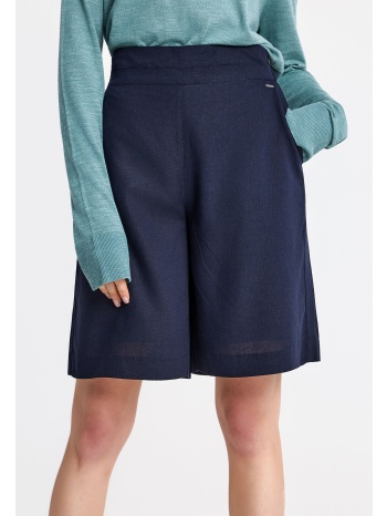 γυναικεία βερμούδα linen blend