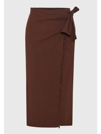 γυναικεία κρουαζέ midi φούστα