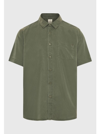 ανδρικό lyocell fabric πουκάμισο με τσέπη στο στήθος