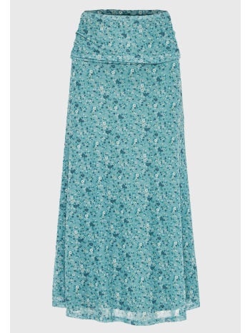 φλοράλ φούστα σε α γραμμή