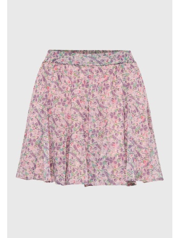 mini φλοράλ φούστα με πιέτες
