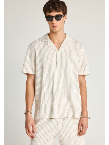 ανδρικό ριγέ κοντομάνικο πουκάμισο
