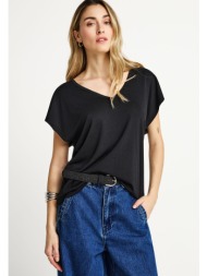 γυναικείο t-shirt με v λαιμόκοψη - the basics collection