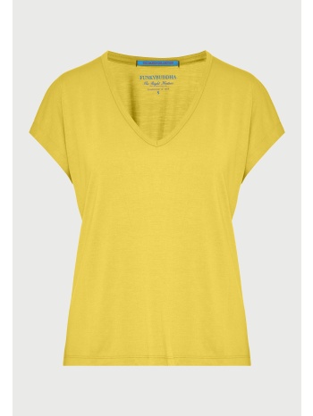 γυναικείο t-shirt με v λαιμόκοψη - the basics collection