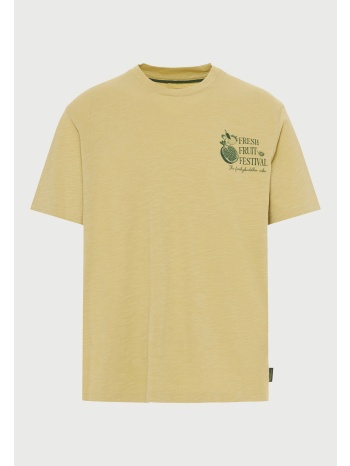 ανδρικό βαμβακερό t-shirt με τύπωμα στην πλάτη
