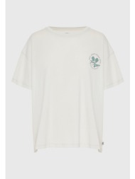 γυναικείο βαμβακερό t-shirt με τύπωμα στην πλάτη