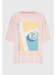 γυναικείο βαμβακερό t-shirt με τύπωμα