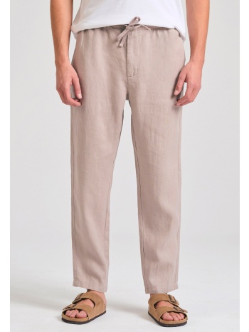 ανδρικό comfort fit linen blend chino παντελόνι