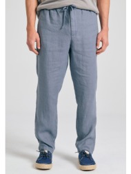 ανδρικό comfort fit linen blend chino παντελόνι