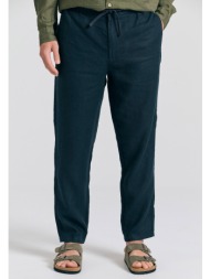 ανδρικό comfort fit linen blend chino παντελόνι