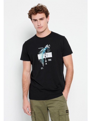 ανδρικό t-shirt με graphic τύπωμα
