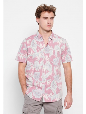 resort πουκάμισο με all over vintage τύπωμα