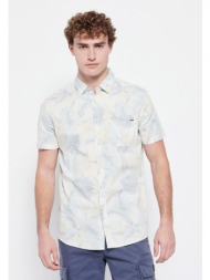 resort πουκάμισο με all over vintage τύπωμα
