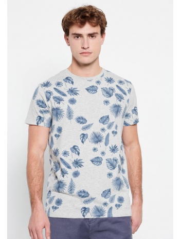 τυπωμένο t-shirt με ink watercolor εφέ