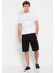 t-shirt με minimal branded τύπωμα