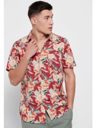 resort πουκάμισο με φλοράλ τύπωμα