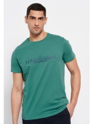 βαμβακερό t-shirt με funky buddha τύπωμα