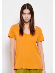 βαμβακερό t-shirt με ...