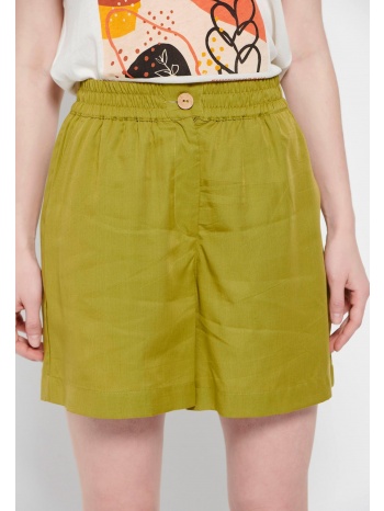 γυναικείο σορτς από lyocell με ελαστική μέση