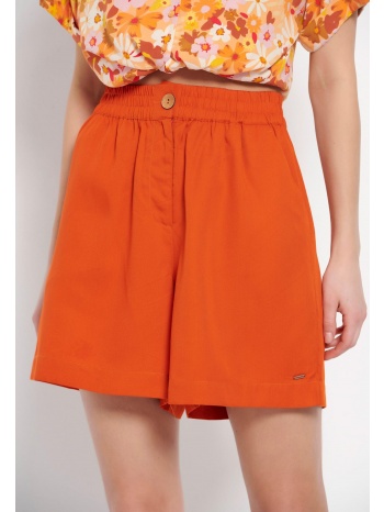 γυναικείο σορτς από lyocell με ελαστική μέση