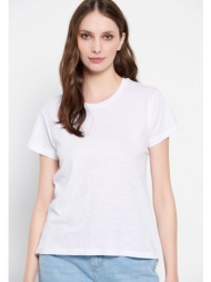 essential t-shirt με στρογγυλή λαιμόκοψη