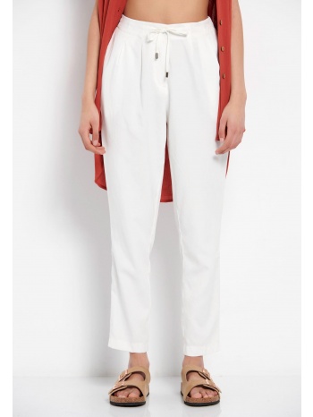 casual παντελόνι με ελαστική μέση