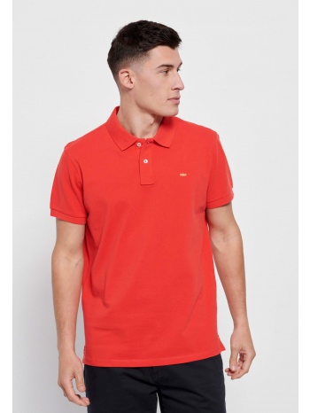 essential μπλούζα πόλο από βαμβάκι πικέ