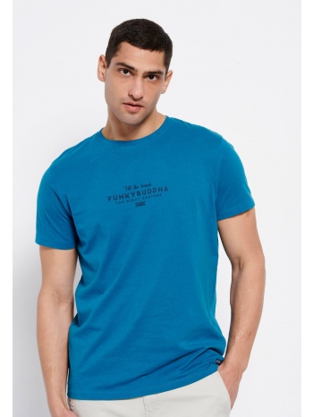 t-shirt με funky buddha τύπωμα στο στήθος