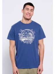 t-shirt με branded hawaiian style τύπωμα