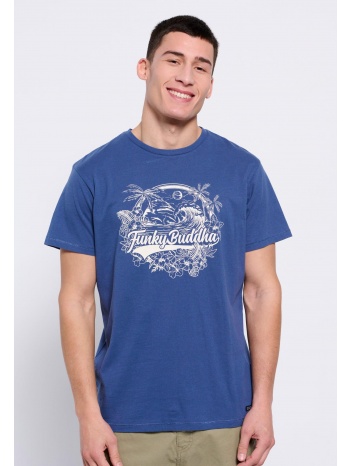 t-shirt με branded hawaiian style τύπωμα