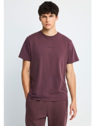 κοντομάνικο t-shirt με σχέδιο στην πλάτη