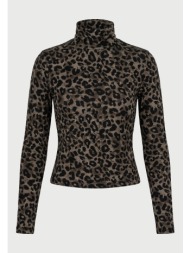 γυναικεία μπλούζα ζιβάγκο με leopard μοτίβο