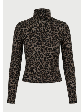 γυναικεία μπλούζα ζιβάγκο με leopard μοτίβο