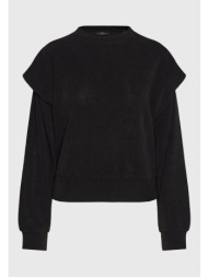 ribbed φούτερ με layered shoulder panels