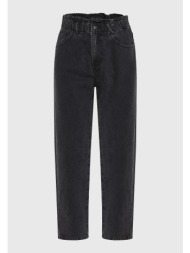 ψηλόμεσο paperbag τζιν παντελόνι baggy fit